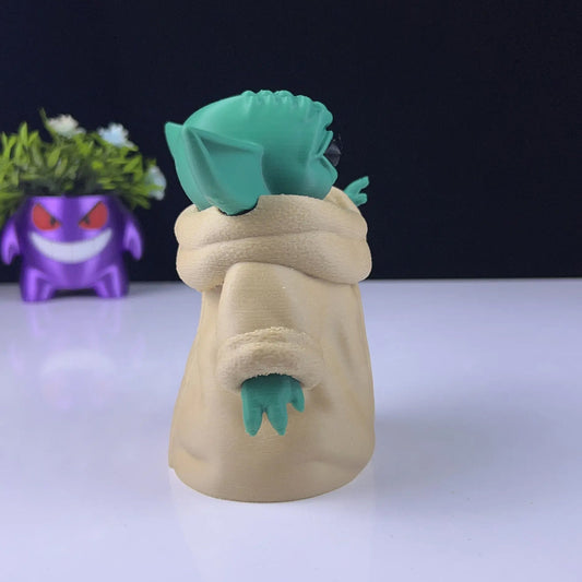 Baby Yoda 3D Printed Model - Mandalorean Game Collectible Figurine fan art desk pet image 1