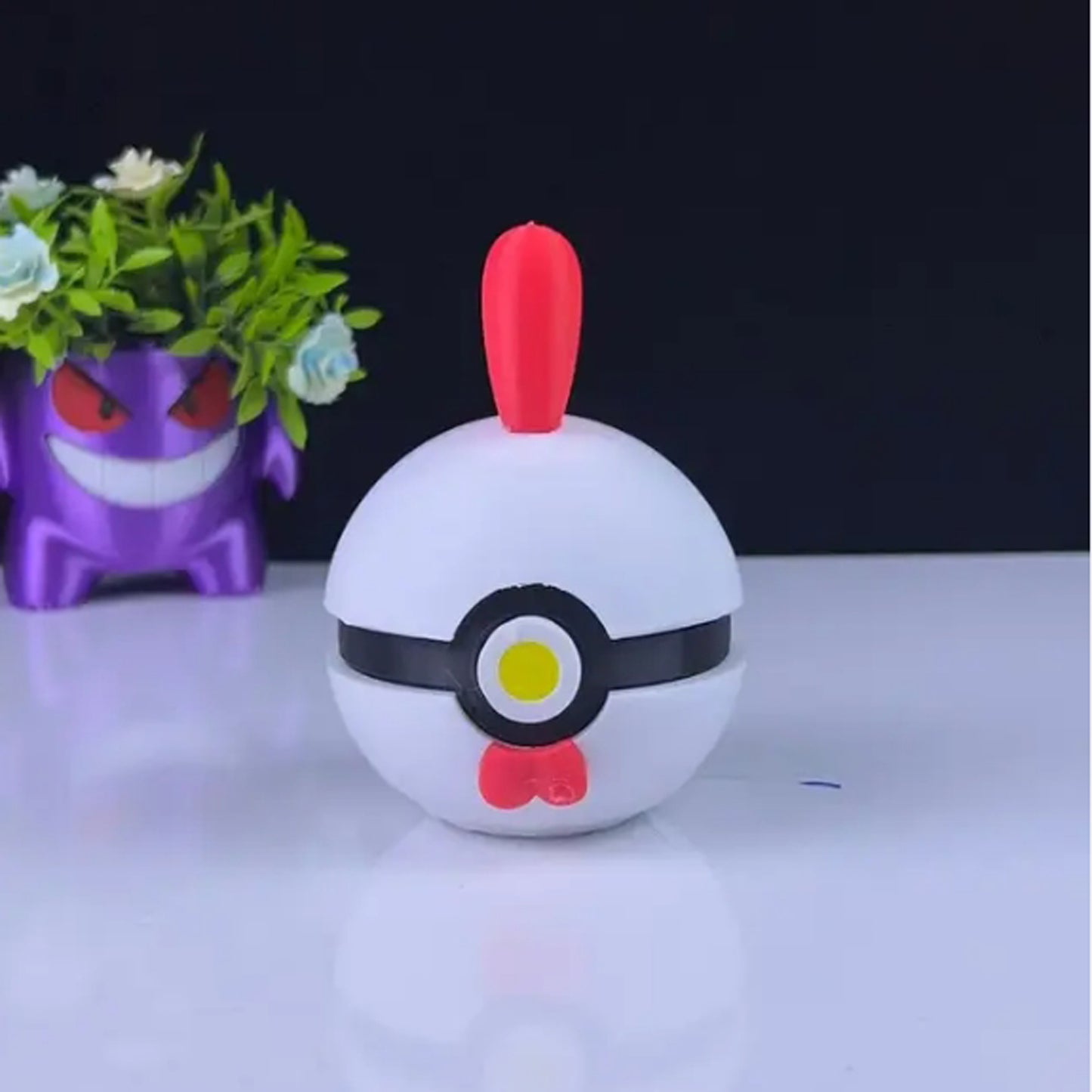 Chikipi Pokeball V2 - Palworld Figurine Desk Pet image 0