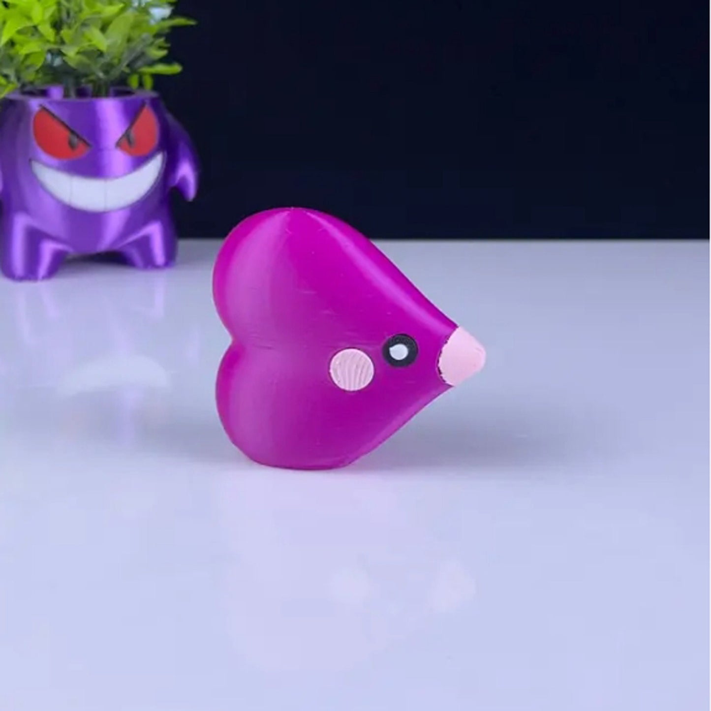 Luvdisc 3D Printed Model - Pokemon Game Collectible Figurine fan art desk pet image 3