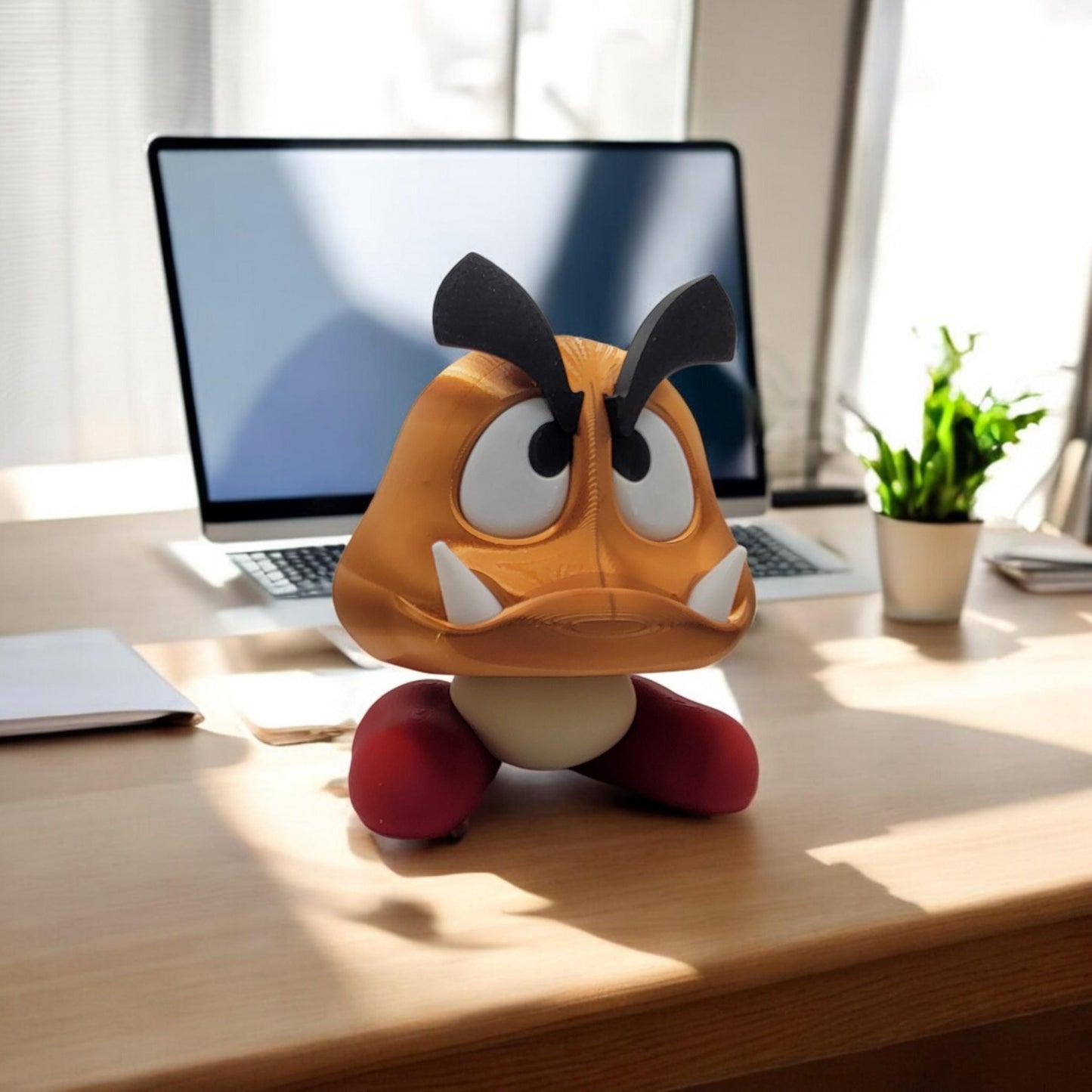 Goomba Piggy Bank 3D Printed Model - Banks Game Collectible Figurine fan art desk pet image 8