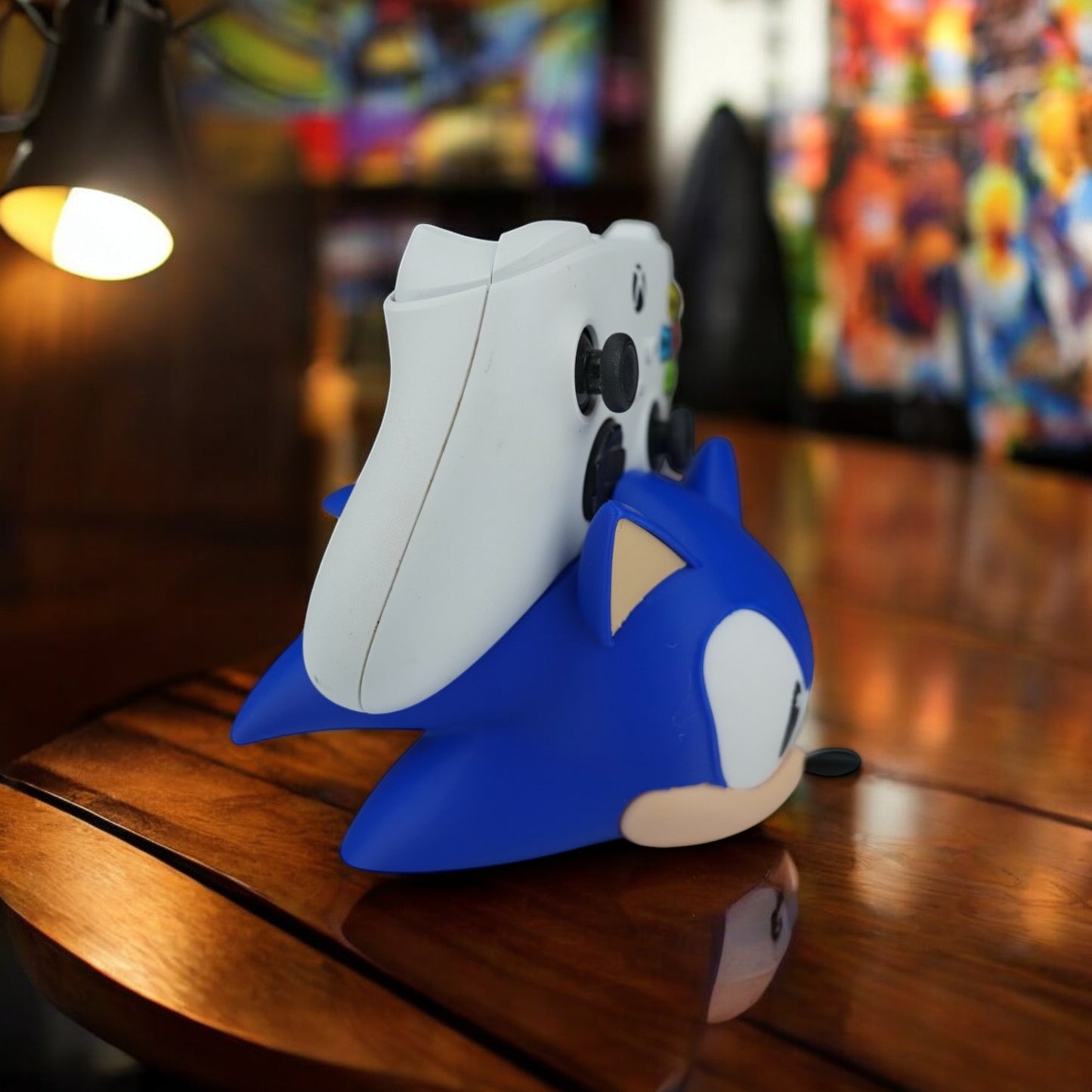 Sonic Controller Holder 3D Print - Sonic The Hedgehog Desk Stand image 5
