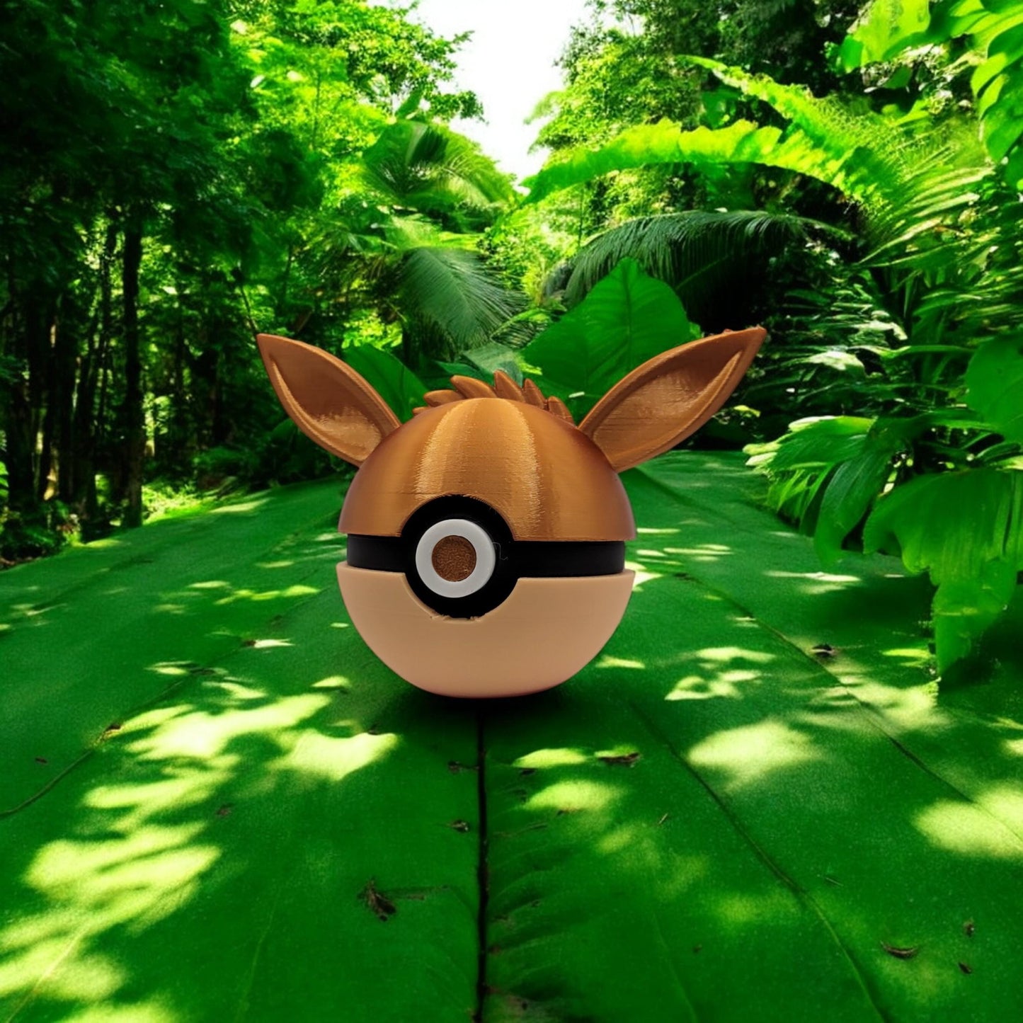 Eevee Pokeball 3D Printed Model - Pokeball Game Collectible Figurine fan art desk pet image 6
