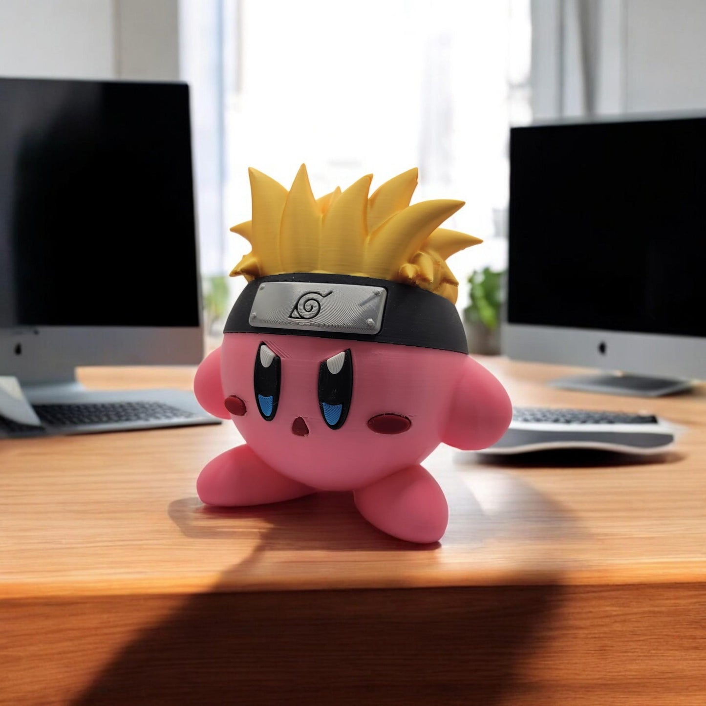 Naruto Kirby 3D Printed Model - Kirby Game Collectible Figurine fan art desk pet image 8