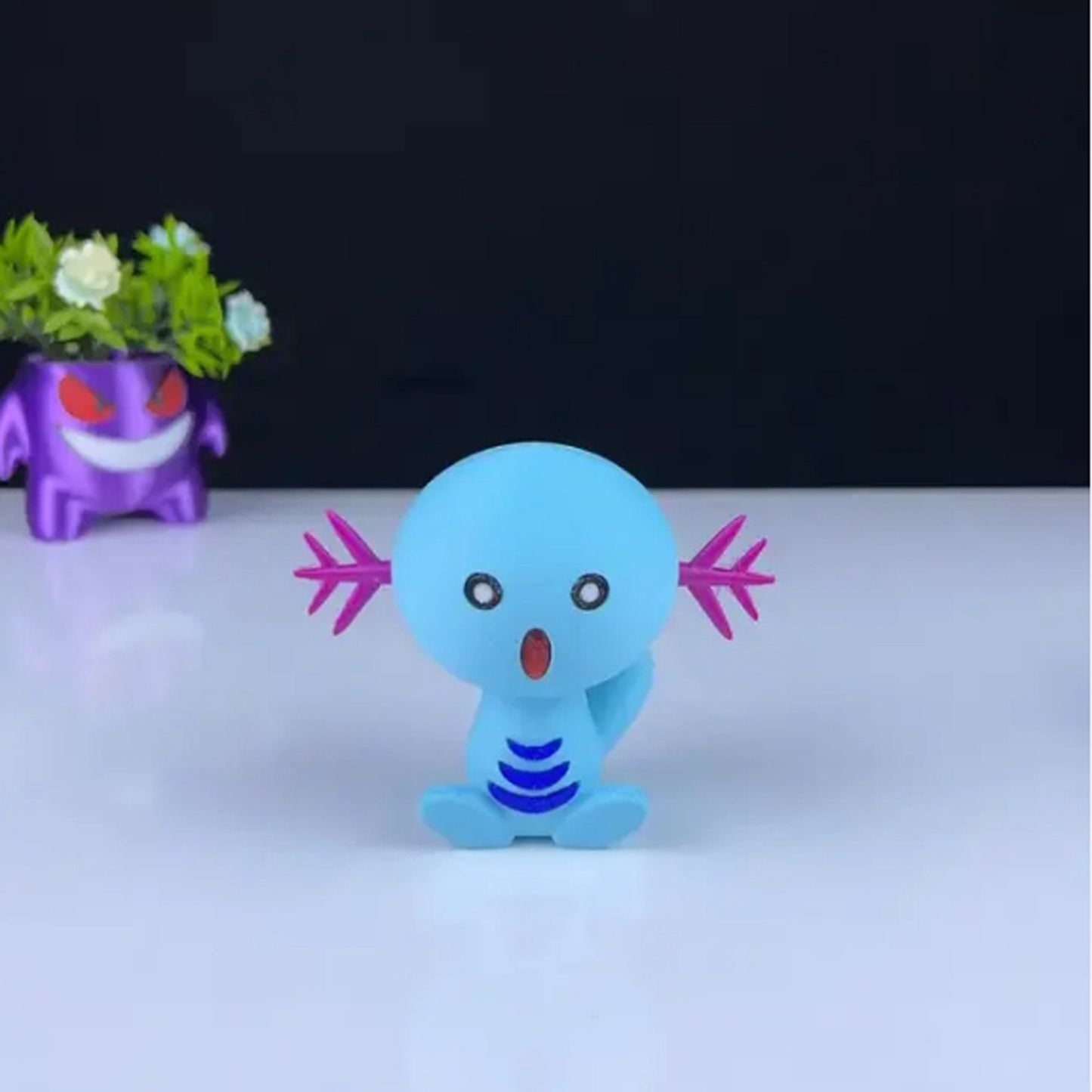 Wooper 3D Printed Model - Pokemon Game Collectible Figurine fan art desk pet image 0