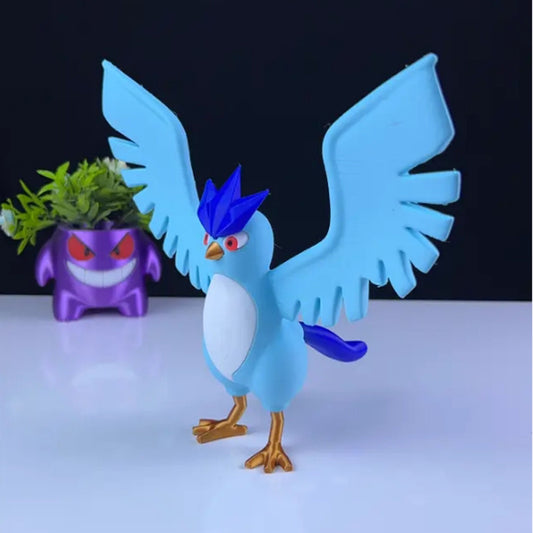 Articuno 3D Printed Model - Pokemon Game Collectible Figurine fan art desk pet image 1