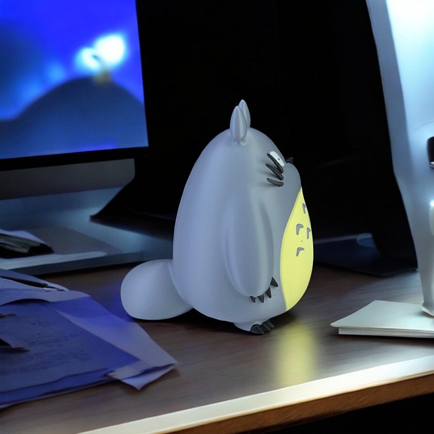 Totoro 3D Printed Model - Other Game Collectible Figurine fan art desk pet image 4