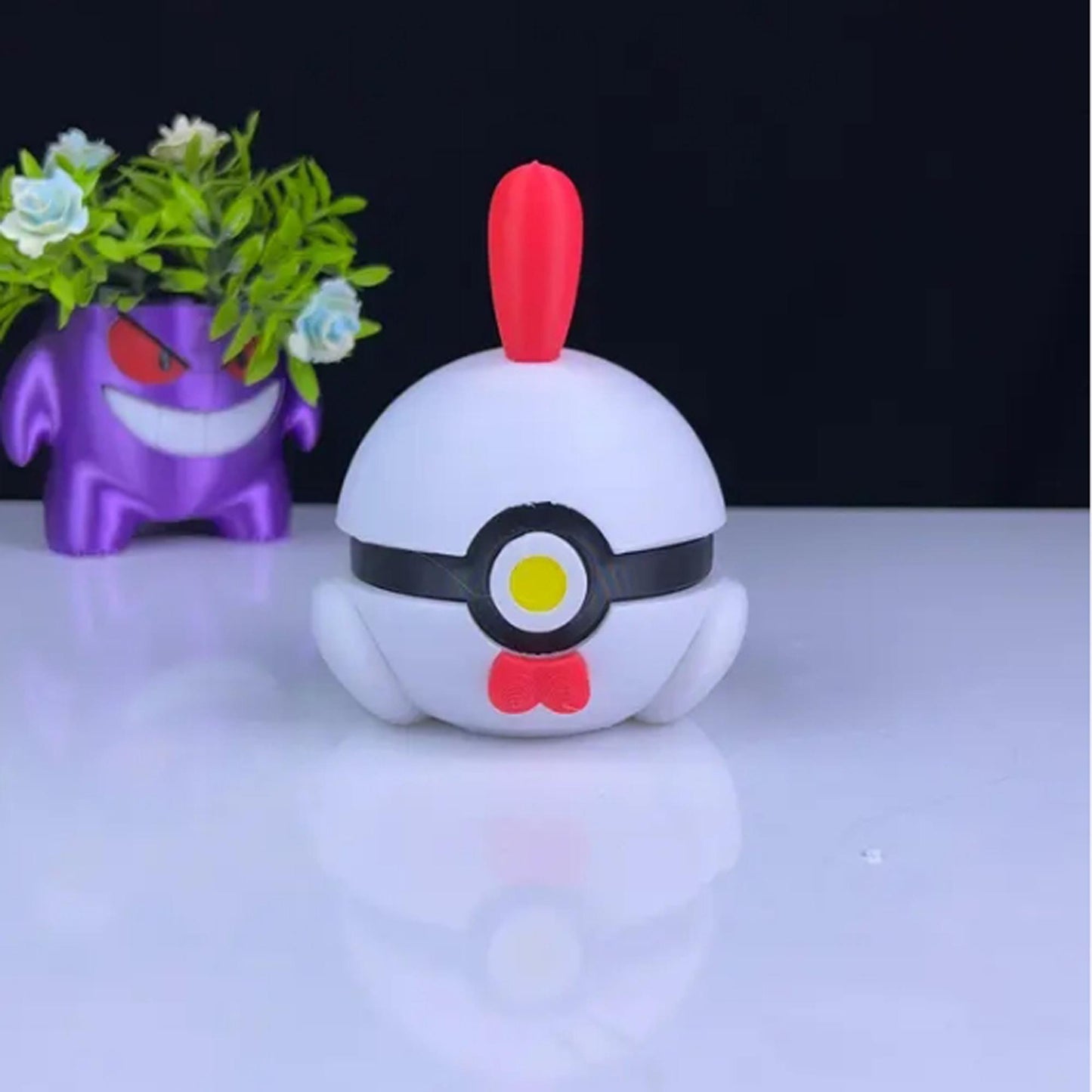 Chikipi Pokeball 3D Printed Model - Palworld Game Collectible Figurine fan art desk pet image 9