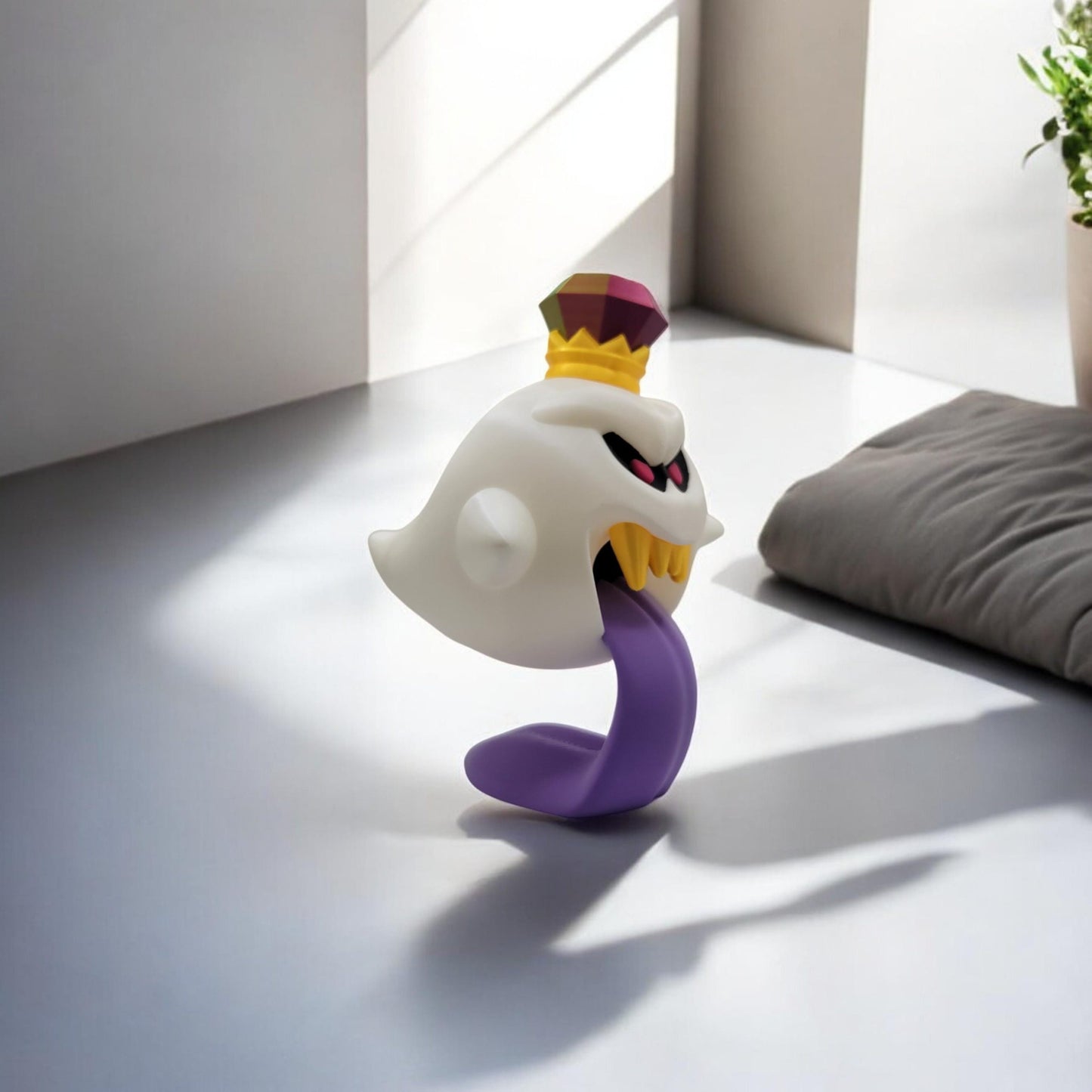 King Boo 3D Printed Model - Super Mario Game Collectible Figurine fan art desk pet image 6