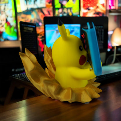 Pikachu Switch Dock 3D Print - Pokemon Console Holder & Stand image 5