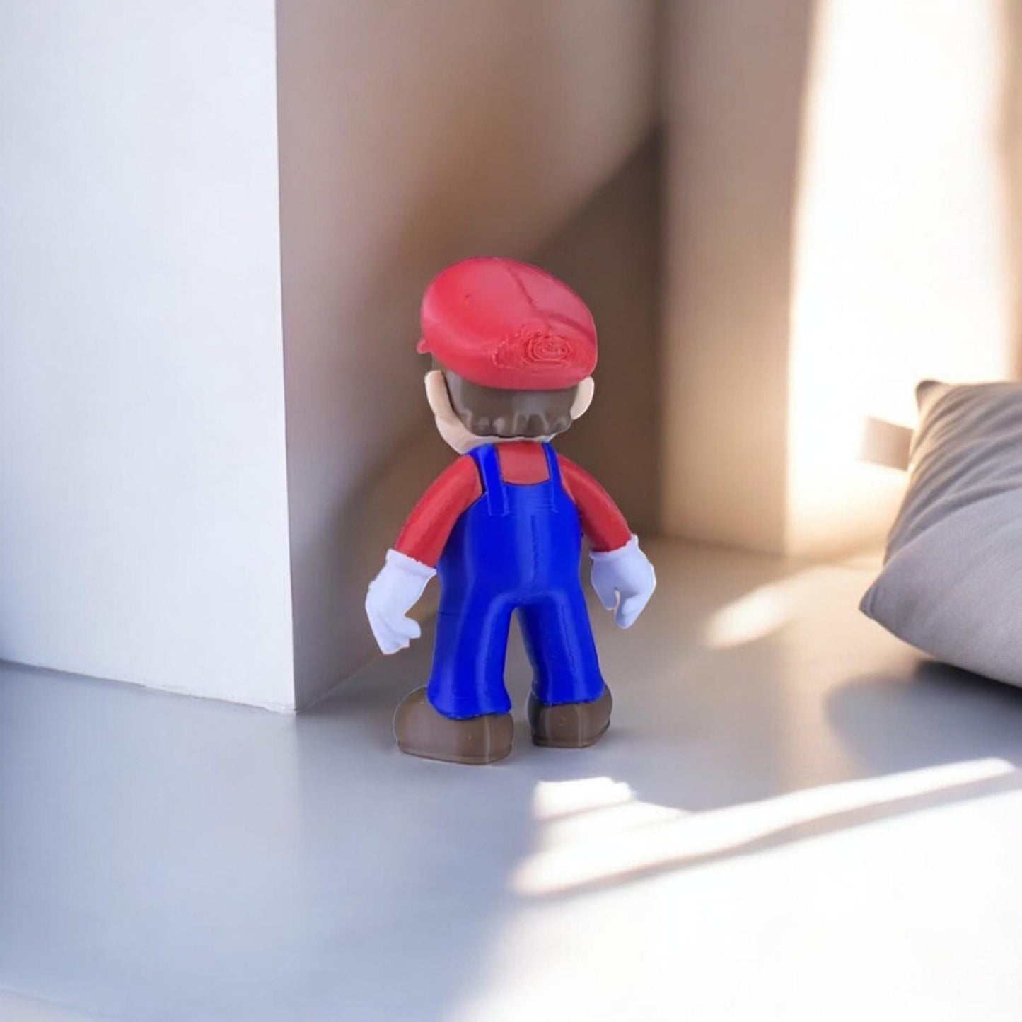 Mario 3D Printed Model - Super Mario Game Collectible Figurine fan art desk pet image 4