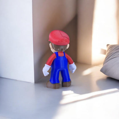 Mario 3D Printed Model - Super Mario Game Collectible Figurine fan art desk pet image 4