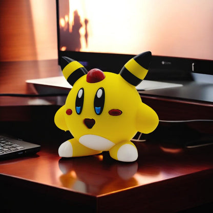Ampharos Kirby 3D Printed Model - Kirby Game Collectible Figurine fan art desk pet image 1