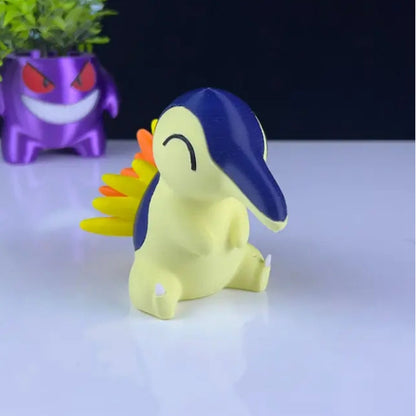 Cyndaquil 3D Printed Model - Pokemon Game Collectible Figurine fan art desk pet image 2