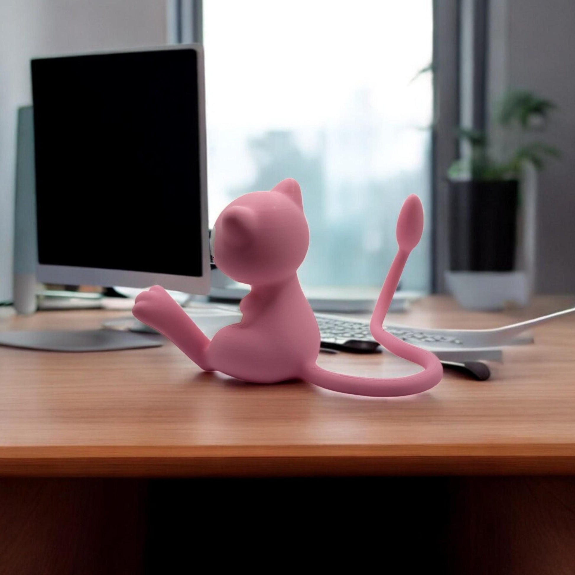 Mew 3D Printed Model - Pokemon Game Collectible Figurine fan art desk pet image 4