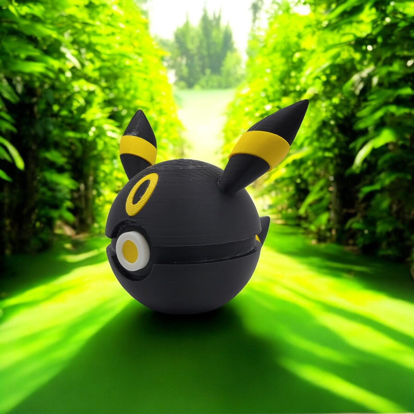 Umbreon Pokeball 3D Printed Model - Pokemon Game Collectible Figurine fan art desk pet image 5