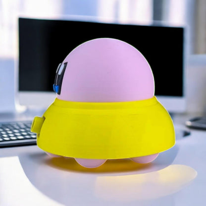 UFO Kirby 3D Printed Model - Kirby Game Collectible Figurine fan art desk pet image 2
