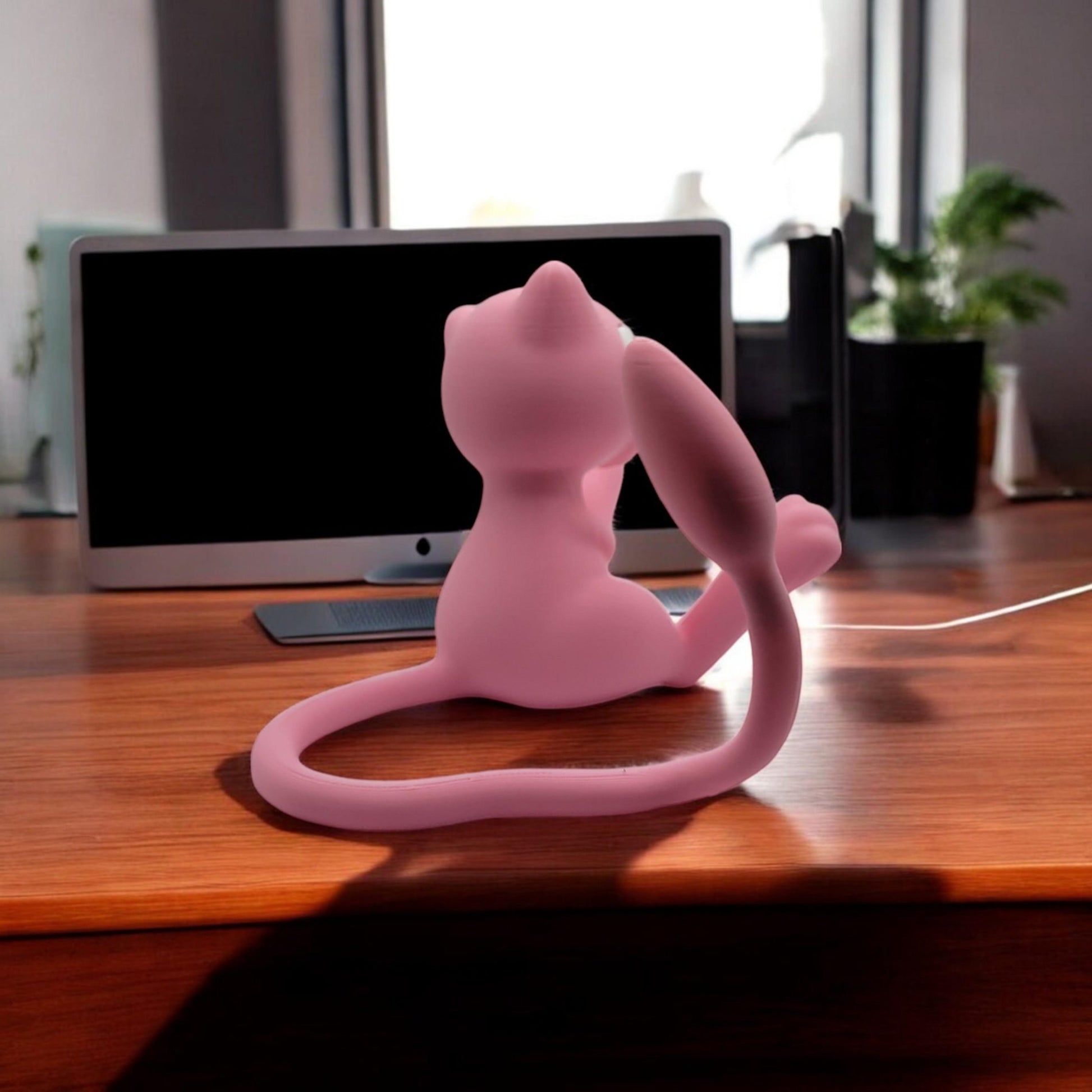 Mew 3D Printed Model - Pokemon Game Collectible Figurine fan art desk pet image 3