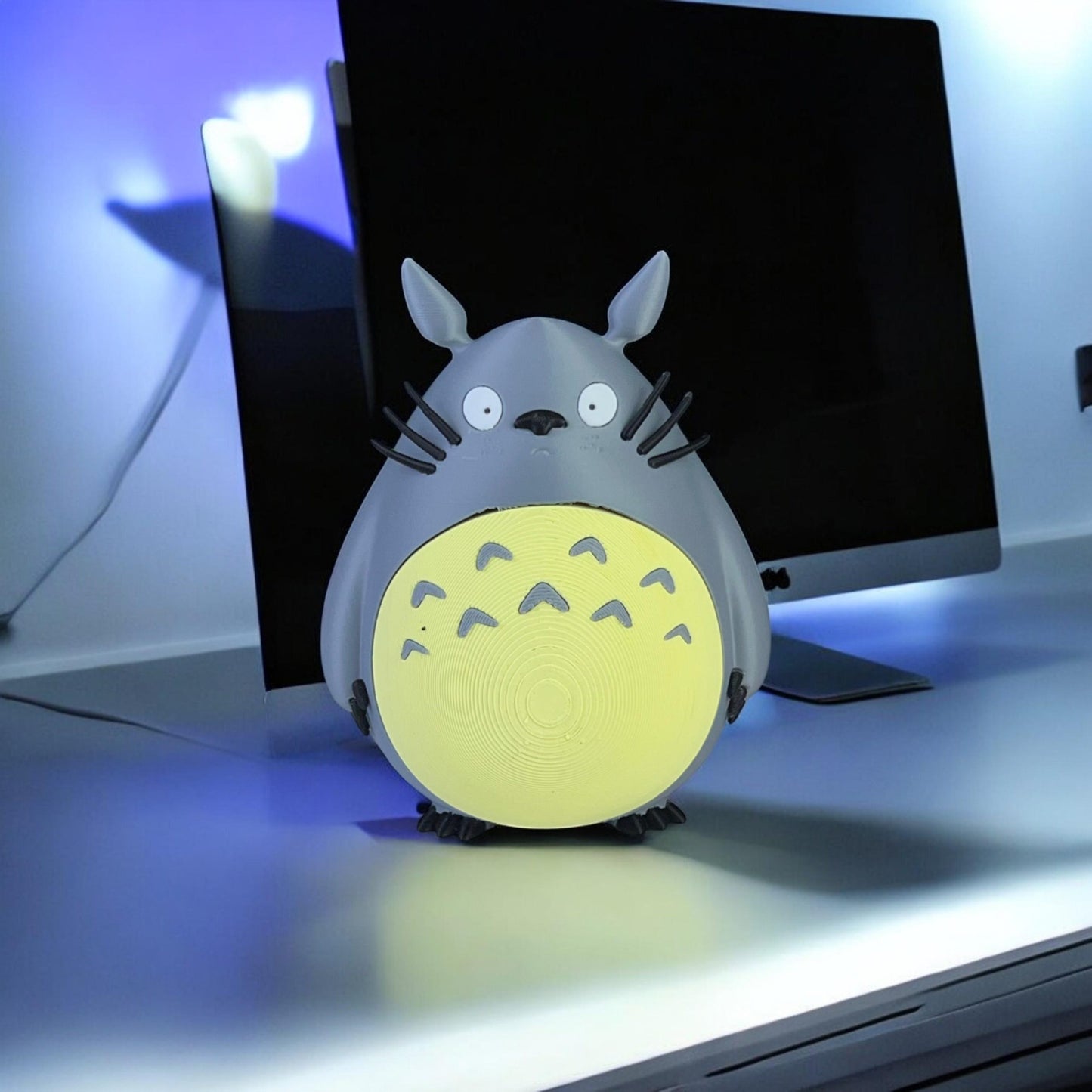 Totoro 3D Printed Model - Other Game Collectible Figurine fan art desk pet image 0
