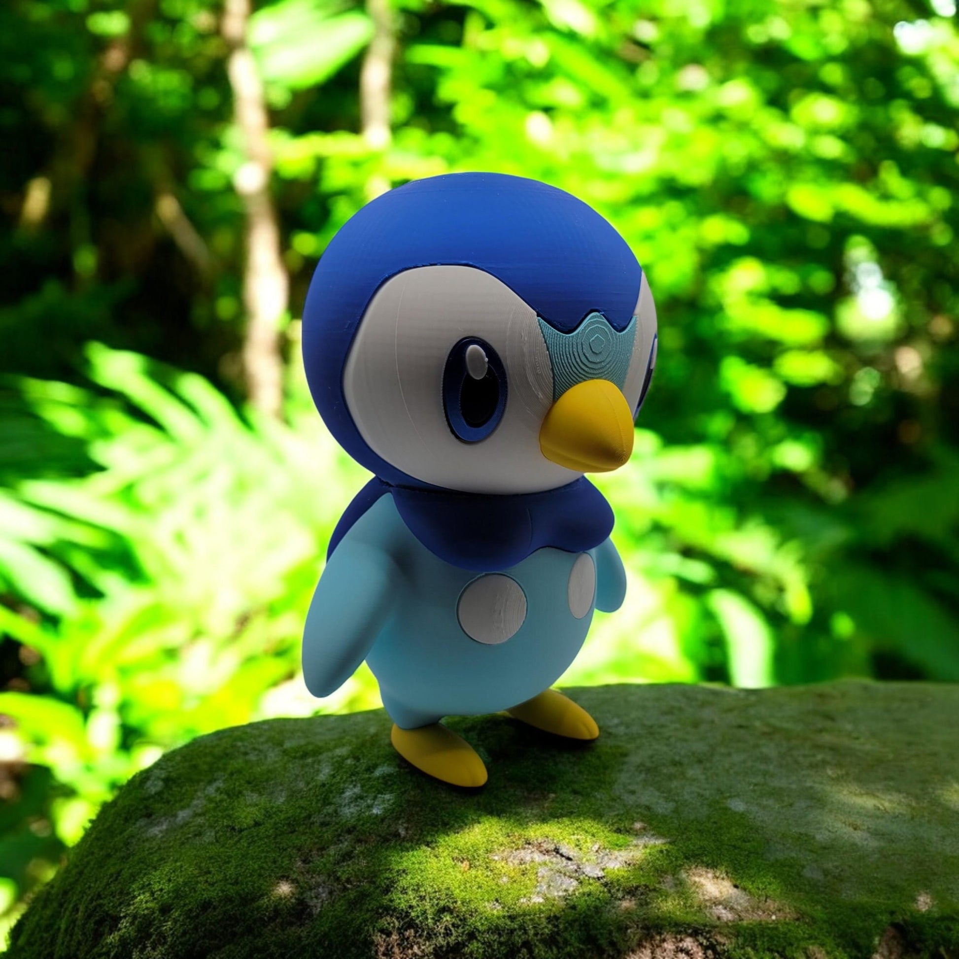 Piplup 3D Printed Model - Pokemon Game Collectible Figurine fan art desk pet image 1