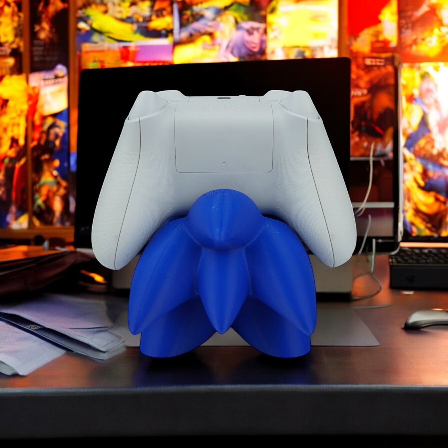 Sonic Controller Holder 3D Print - Sonic The Hedgehog Desk Stand image 3