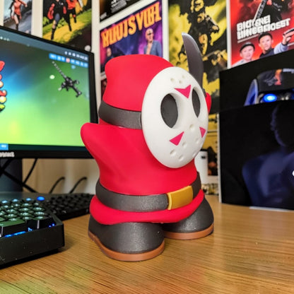 Jawa Shy Guy Jason 3D Print - Star Wars Mario Horror Mashup image 3