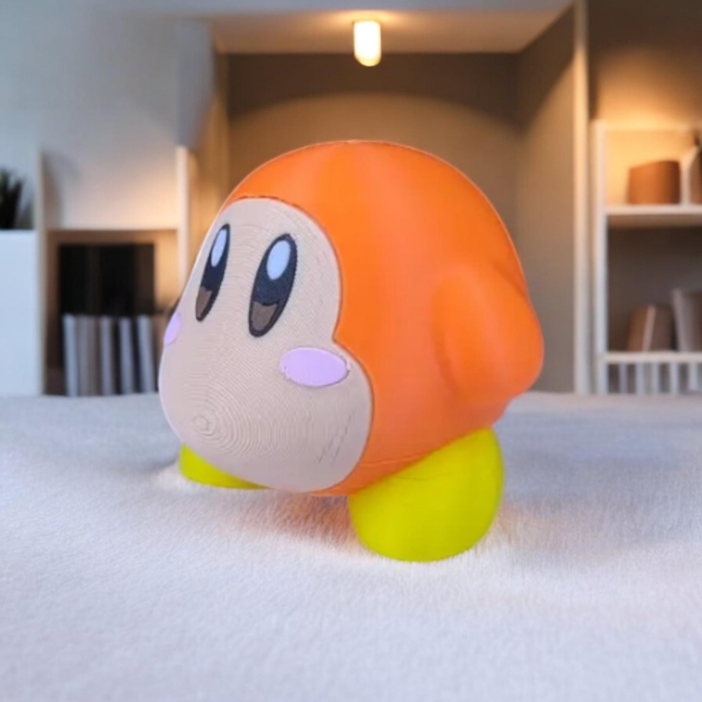 Waddle Dee 3D Printed Model - Kirby Game Collectible Figurine fan art desk pet image 1