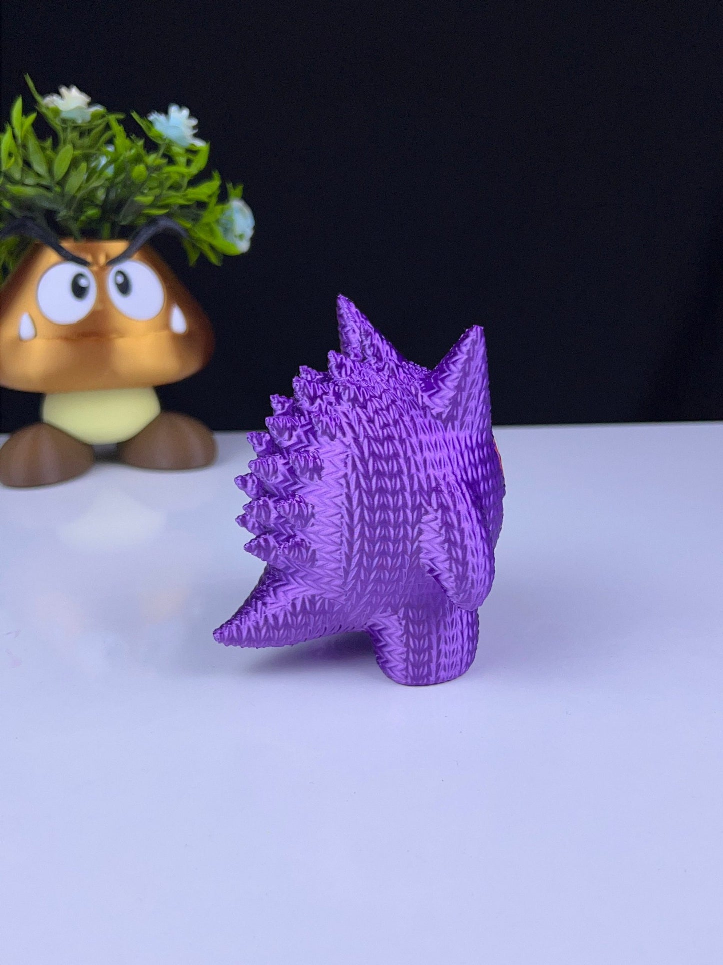 Gengar Crochet 3D Printed Model - Pokemon Game Collectible Figurine fan art desk pet image 1