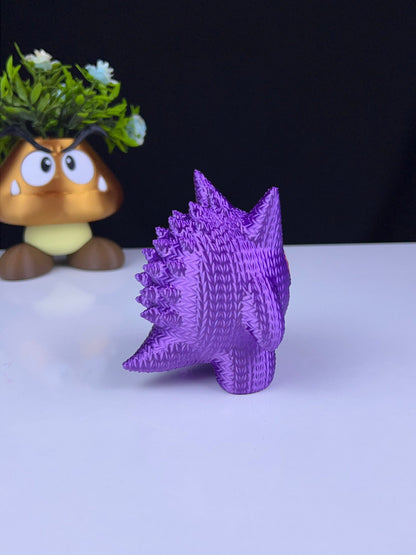 Gengar Crochet 3D Printed Model - Pokemon Game Collectible Figurine fan art desk pet image 1