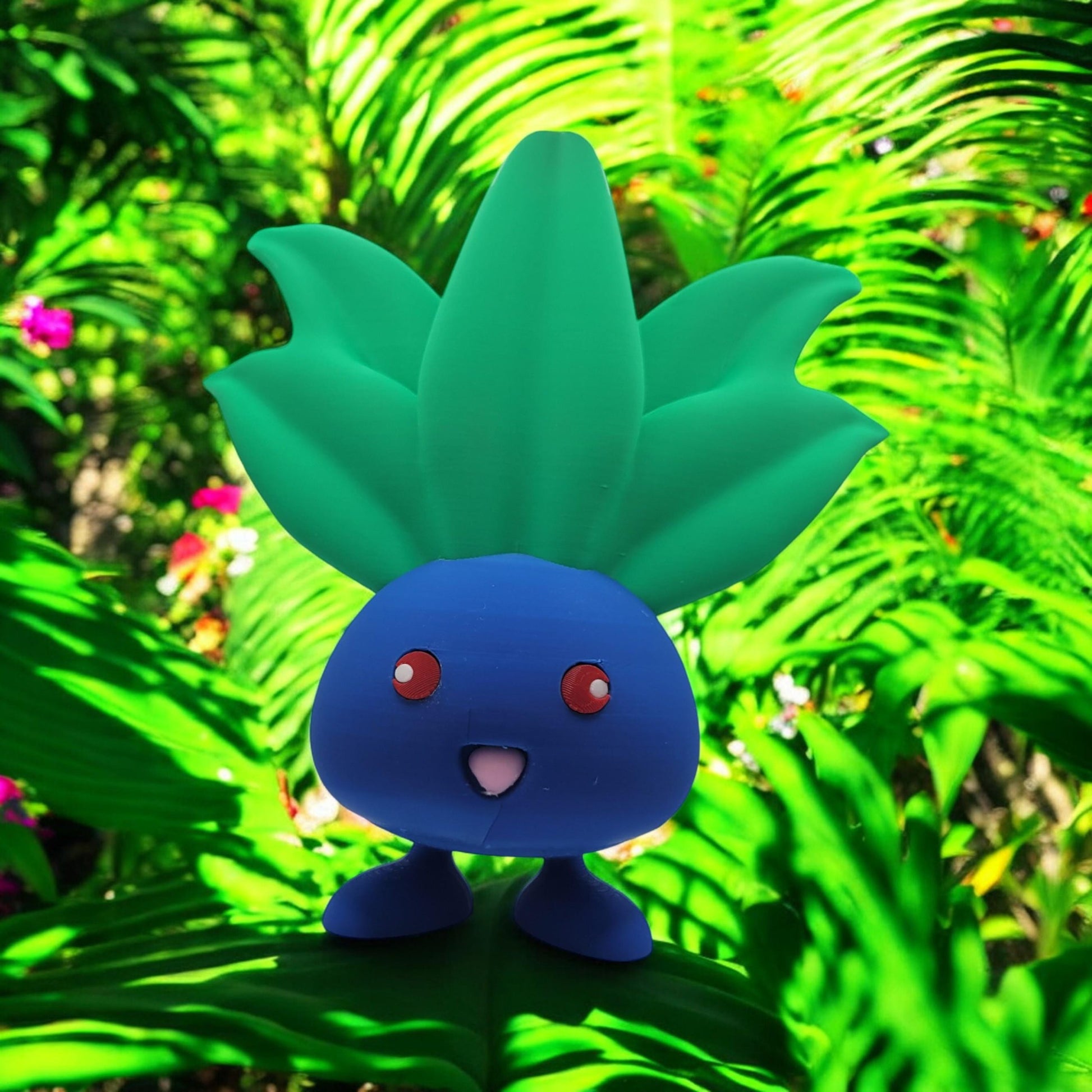 Oddish 3D Printed Model - Pokemon Game Collectible Figurine fan art desk pet image 1