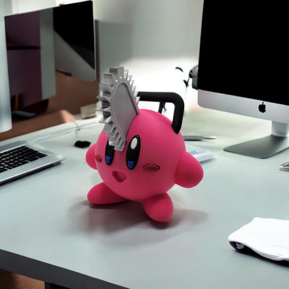 Pochita Kirby 3D Printed Model - Kirby Game Collectible Figurine fan art desk pet image 7