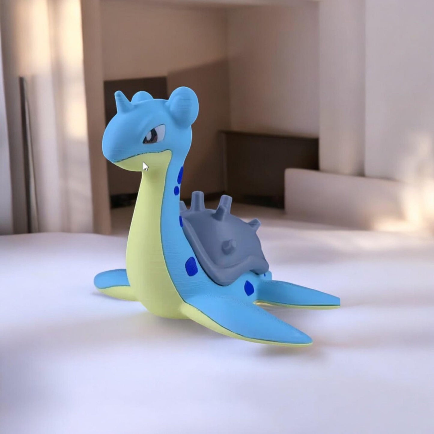 Lapras 3D Printed Model - Pokemon Game Collectible Figurine fan art desk pet image 0
