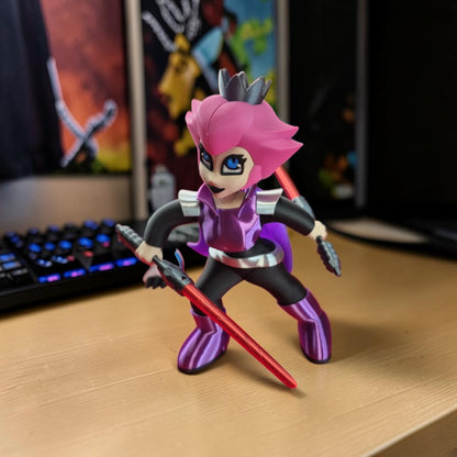 Peach Imperial Galactic Fan Art - 3D Printed Desk Pet image 2