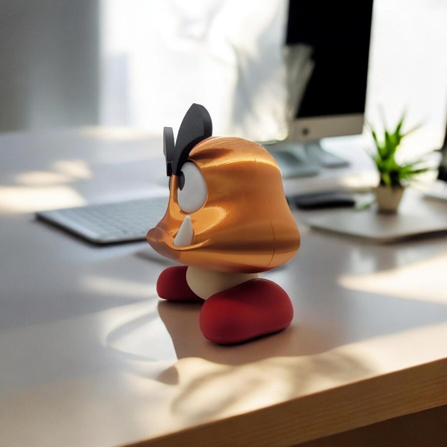 Goomba Piggy Bank 3D Printed Model - Banks Game Collectible Figurine fan art desk pet image 6