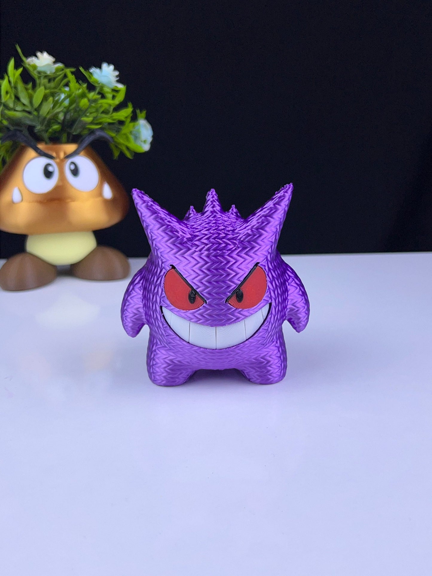 Gengar Crochet 3D Printed Model - Pokemon Game Collectible Figurine fan art desk pet image 0