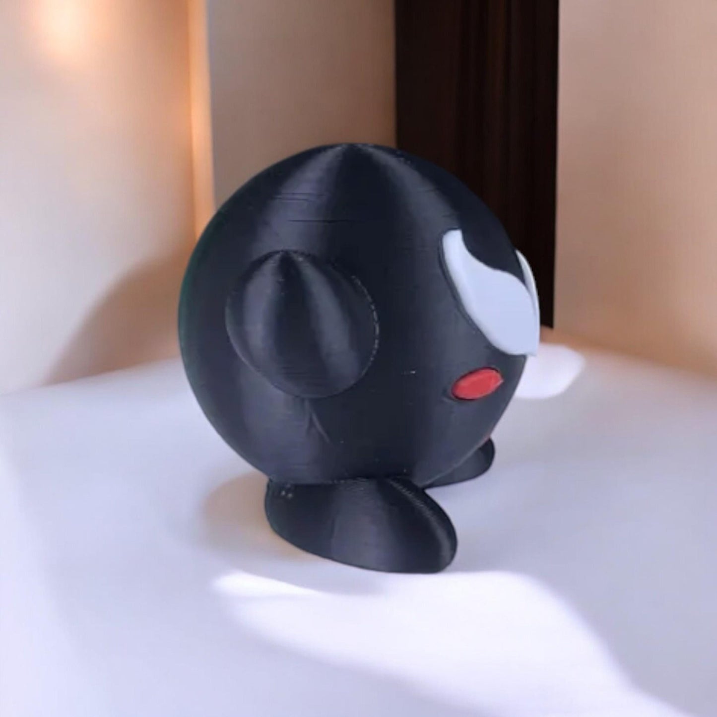 Venom Kirby 3D Printed Model - Kirby Game Collectible Figurine fan art desk pet image 5
