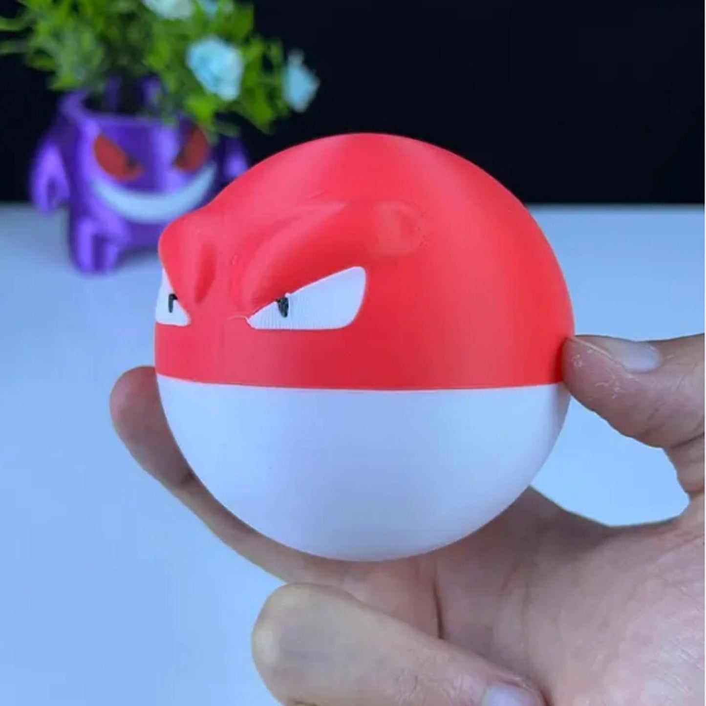 Voltorb 3D Printed Model - Pokemon Game Collectible Figurine fan art desk pet image 2