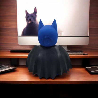 BatMan Mario 3D Printed Model - Super Mario Game Collectible Figurine fan art desk pet image 4