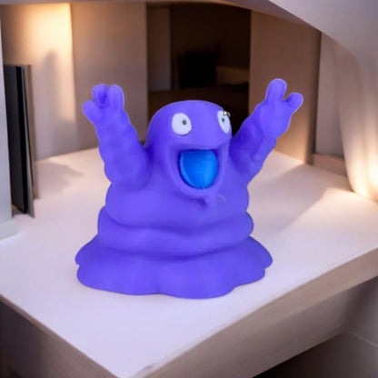 Grimer 3D Printed Model - Pokemon Game Collectible Figurine fan art desk pet image 0