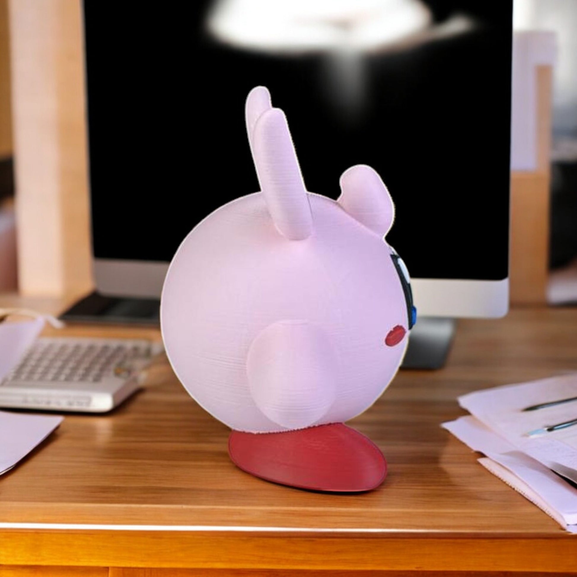 Wigglytuff Kirby 3D Printed Model - Pokemon Game Collectible Figurine fan art desk pet image 3