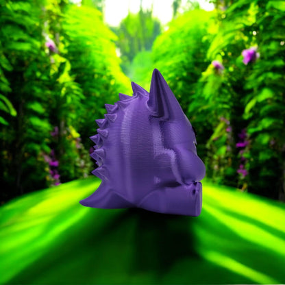 Heartful Gengar 3D Printed Model - Pokemon Game Collectible Figurine fan art desk pet image 3