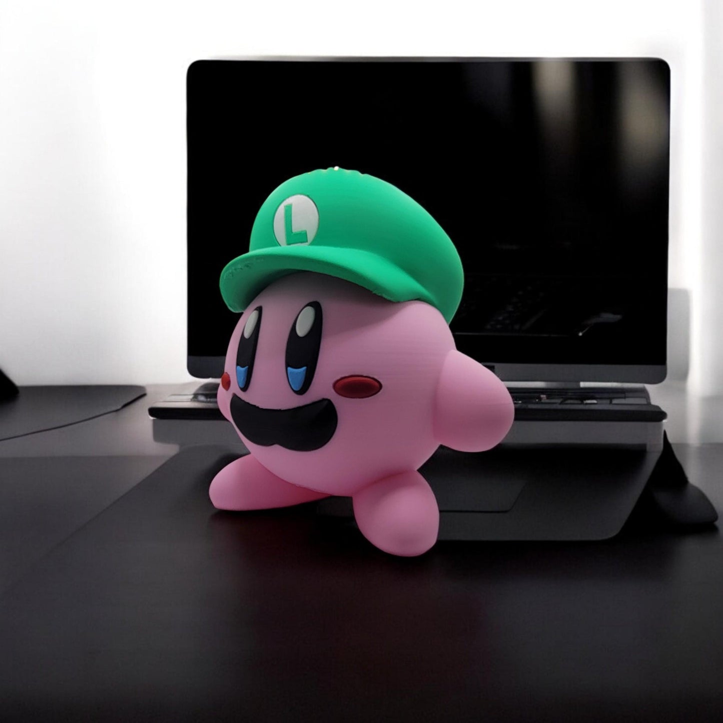Luigy Kirby 3D Printed Model - Kirby Game Collectible Figurine fan art desk pet image 7