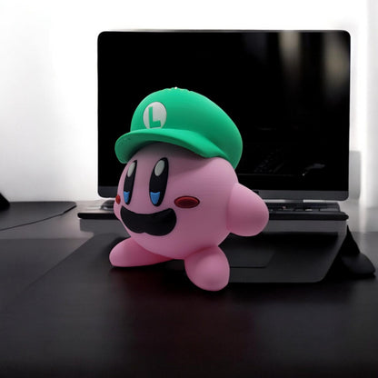 Luigy Kirby 3D Printed Model - Kirby Game Collectible Figurine fan art desk pet image 7