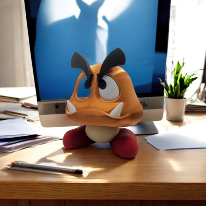Goomba Piggy Bank 3D Printed Model - Banks Game Collectible Figurine fan art desk pet image 7