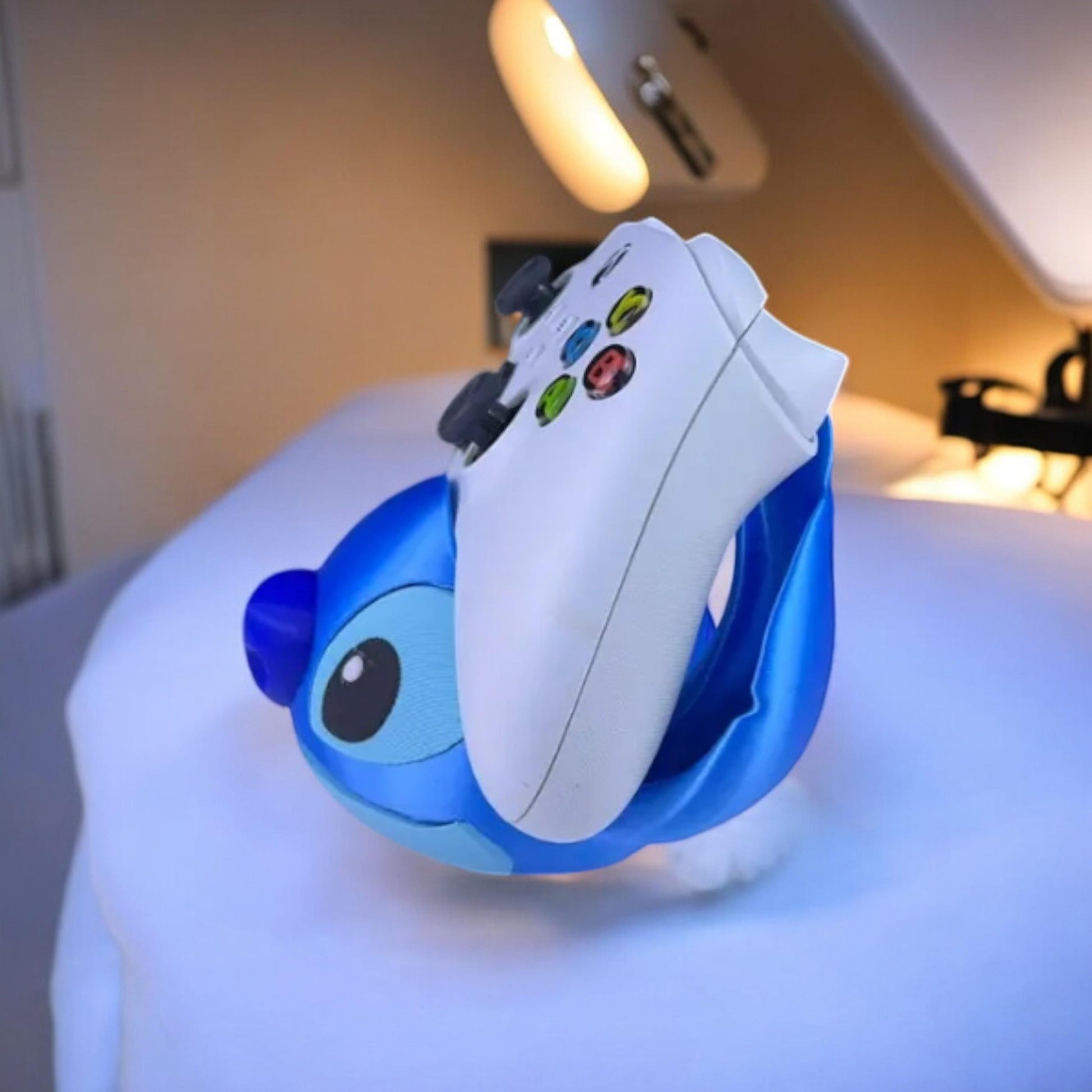 Stitch Controller Holder 3D Printed Model - Lilo and Stitch Game Collectible Figurine fan art desk pet image 2