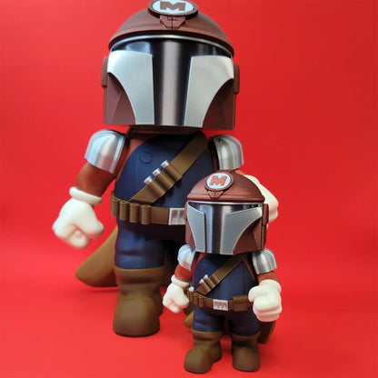 Mariolorian 3D Printed Model - Super Mario - Mandalorian Game Collectible Figurine fan art desk pet image 2