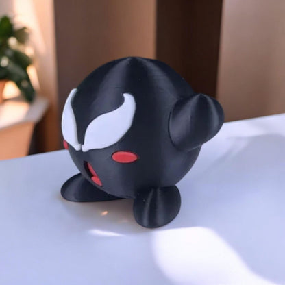 Venom Kirby 3D Printed Model - Kirby Game Collectible Figurine fan art desk pet image 2
