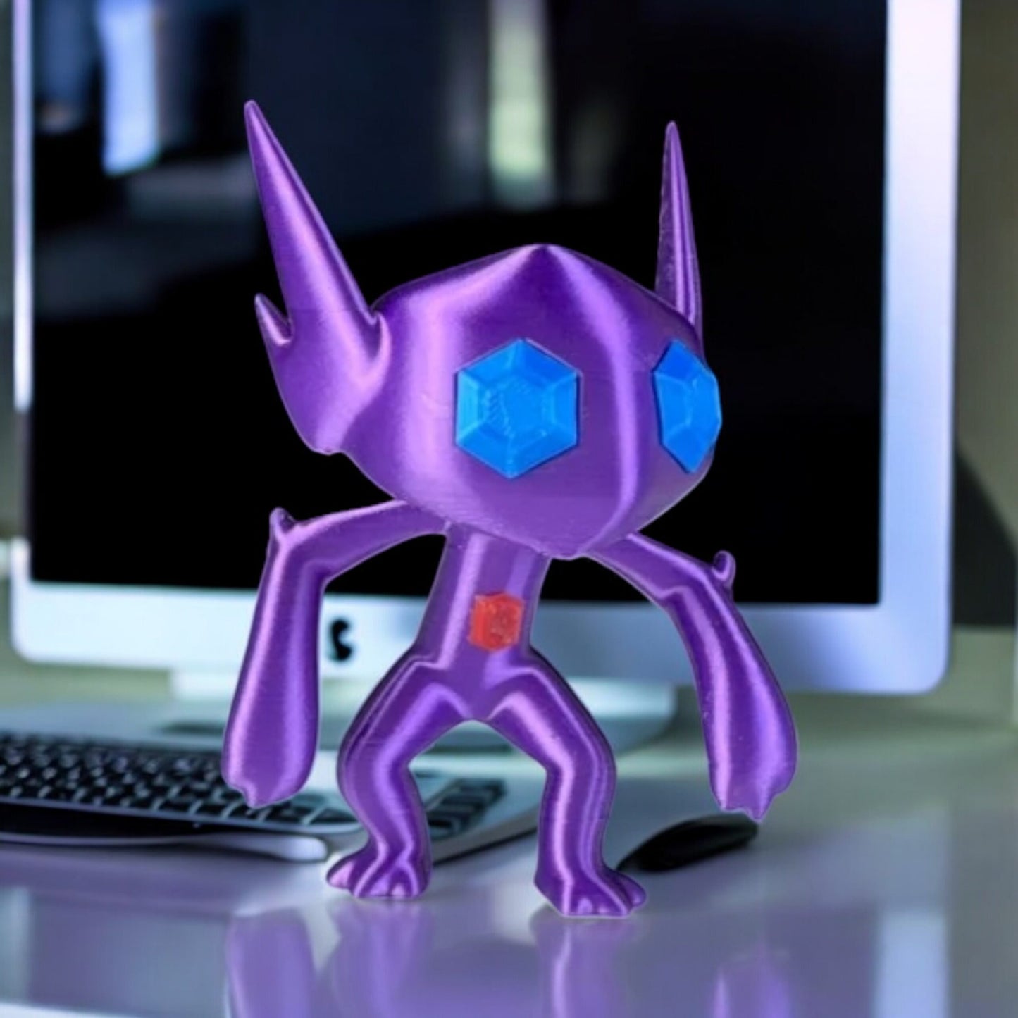 Sableye 3D Printed Model - Pokemon Game Collectible Figurine fan art desk pet image 0