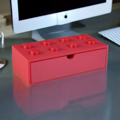 Lego Locker Block 3D Printed Model - Container Game Collectible Figurine fan art desk pet image 3