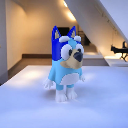 Bluey 3D Printed Model - Game Collectible Figurine fan art desk pet image 4