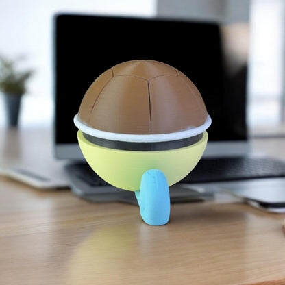 squirtle pokeball 3D Printed Model - Poke Balls Game Collectible Figurine fan art desk pet image 3